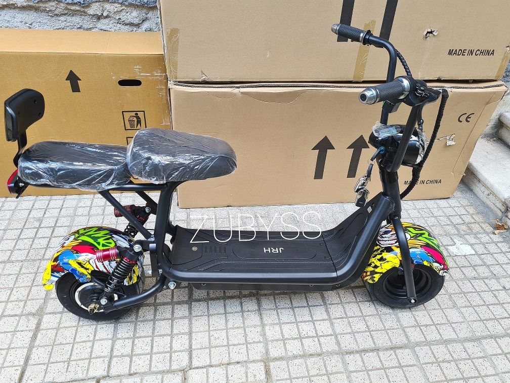 Scuter Electric Harley Mini 800W 45kmh 10Ah 48V Model Nou