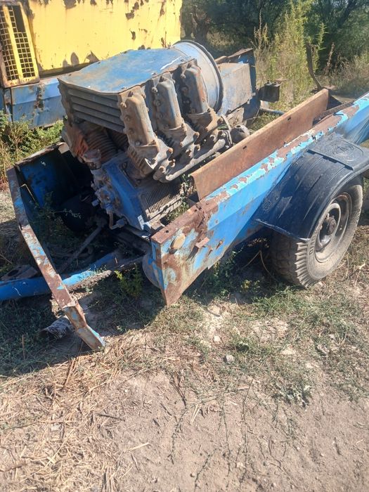 Компрессор на колёсах рабочий