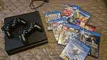 Playstation 4+2контролера+7игри