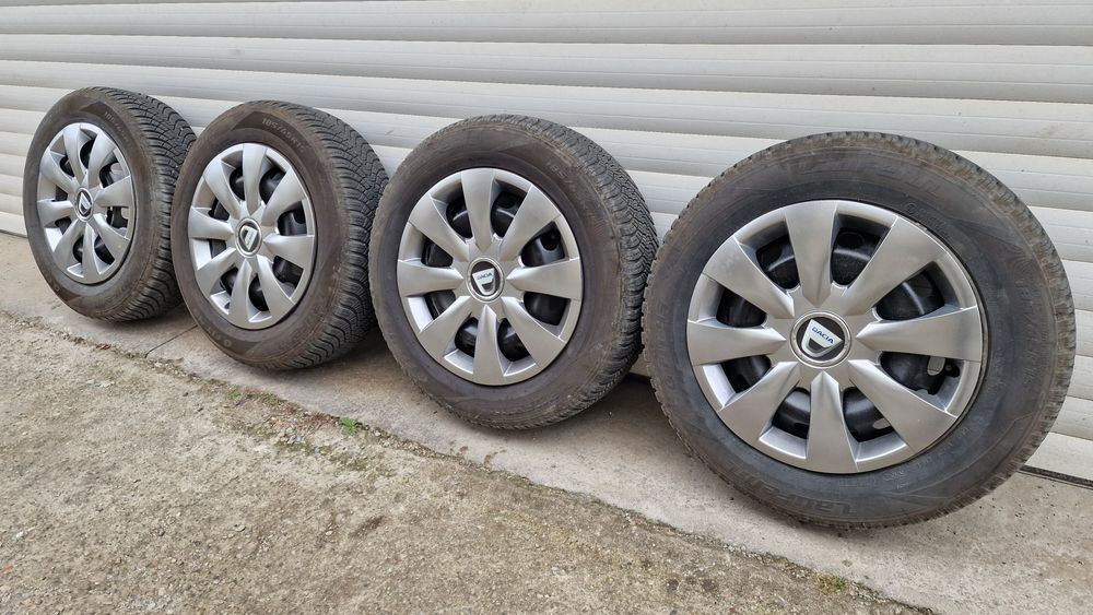 Jante cu anvelope iarna Dacia Logan / Sandero 185 65 R15 / 185/65 R15