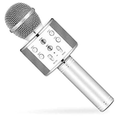 Microfon cu sistem karaoke si suport Bluetooth 4.1, wireless,cu boxa