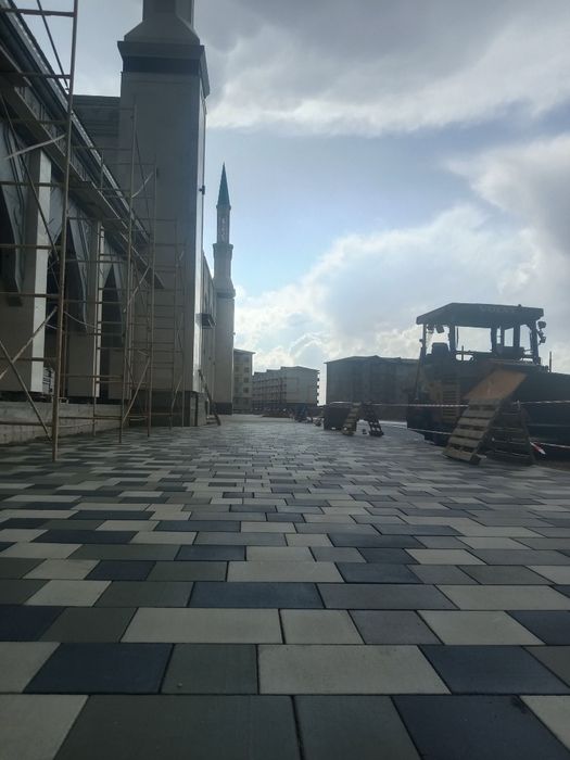 Укладка брусчатка