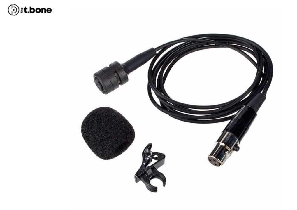 Set microfon wireless cu lavaliera si cablu mini XLR