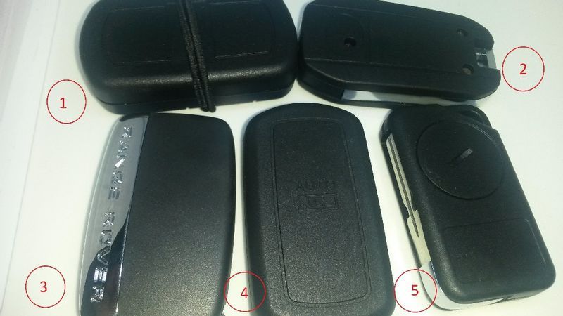 Празни кутийки /заместител/ за Land Range Rover, за дистанционно
