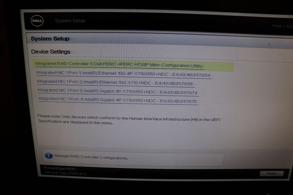 Server Dell PE R630 20 Cores 192Gb H730p Mini 1500W EPP 2x10G+2x1Gb