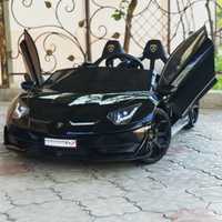 Лицензионный и двухместный Lamborghini детская машина электромобиль