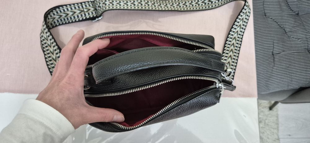 Geanta din piele naturala