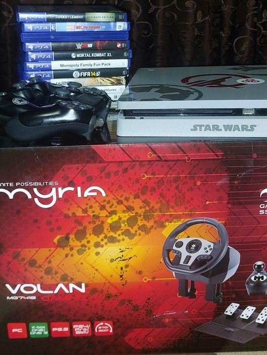 SONY PlayStation 4 Slim 1 TB  Star Wars Edition&Volan gaming MYRIA