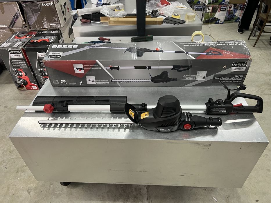 Електрически телескопичен храсторез Scheppach TPH500 -чисто нов
