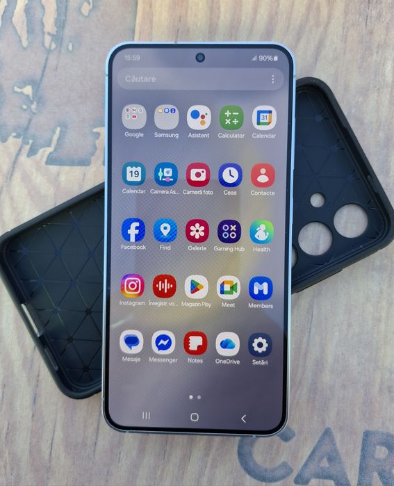 Samsung S24 Marble Gray, impecabil ca Nou