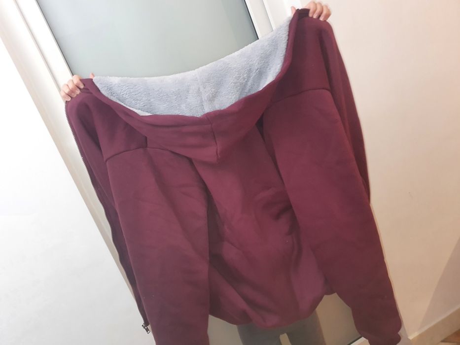 Hanorac cu gluga și blana XL