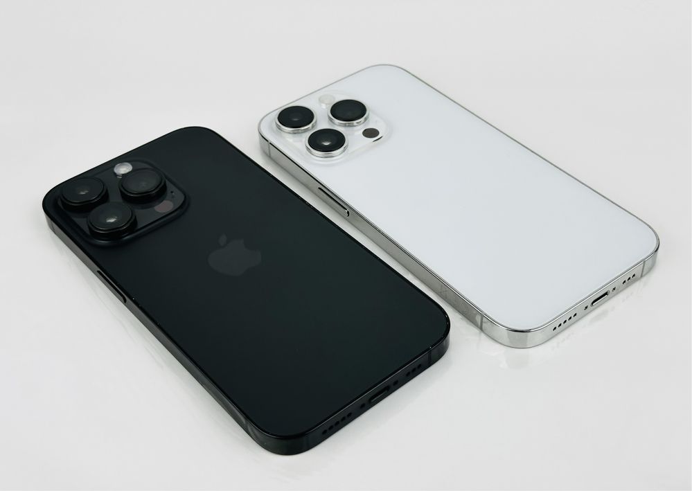 Apple iPhone 14 Pro Max 128GB Black / Silver Перфектен! Гаранция!