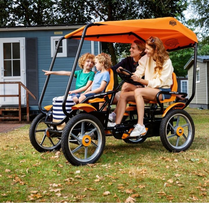 Cart/ bicicleta pentru familie, 4 locuri