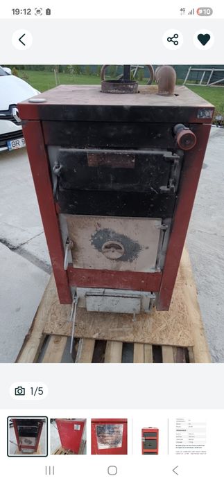 Centrala 23kw pe lemne si carbune functionala