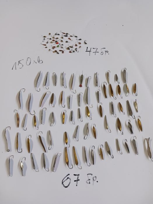 Воблери зимни блесни и мормишки.