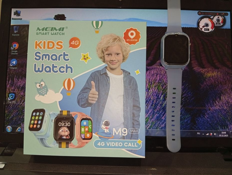 Meimi M9 Max 4G video call Smart watch