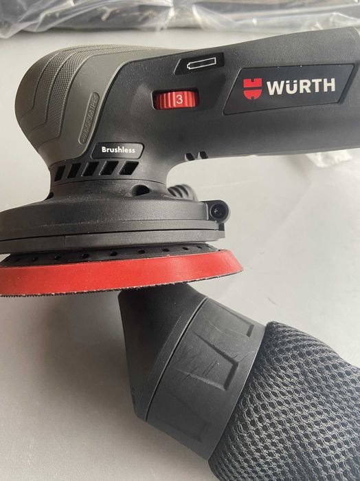Pachet Wurth 12V freza si slefuitor orbital 2 acumulatori incarcator