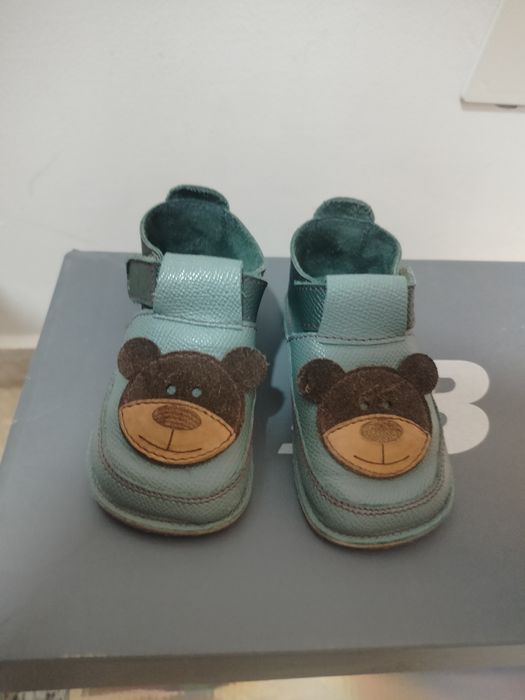 Papuci copii barefoot piele mărime 22
