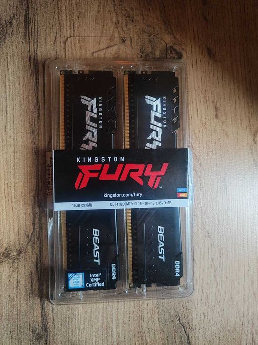 16 GB Kingston FURY Beast Black RGB DDR4 3200 /  (2х8)