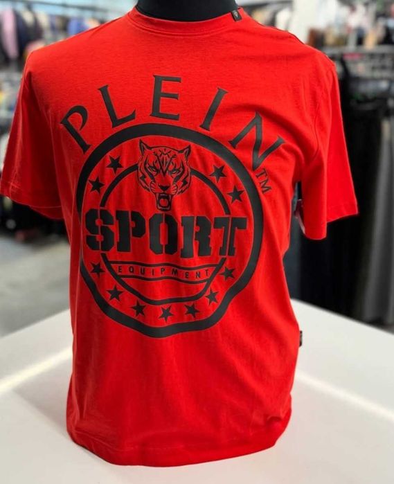 Мъжка тениска Plein Sport , червен цвят, S M L XL 2XL