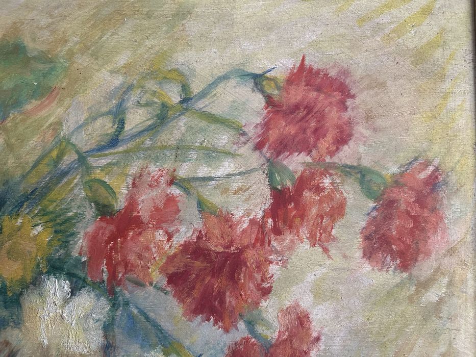 Elena Müller-Stăncescu-"Garofițe", pictură în ulei
