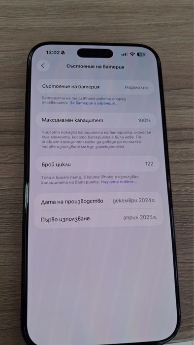 Iphone 16 pro max - 256 Gb 100% батерия