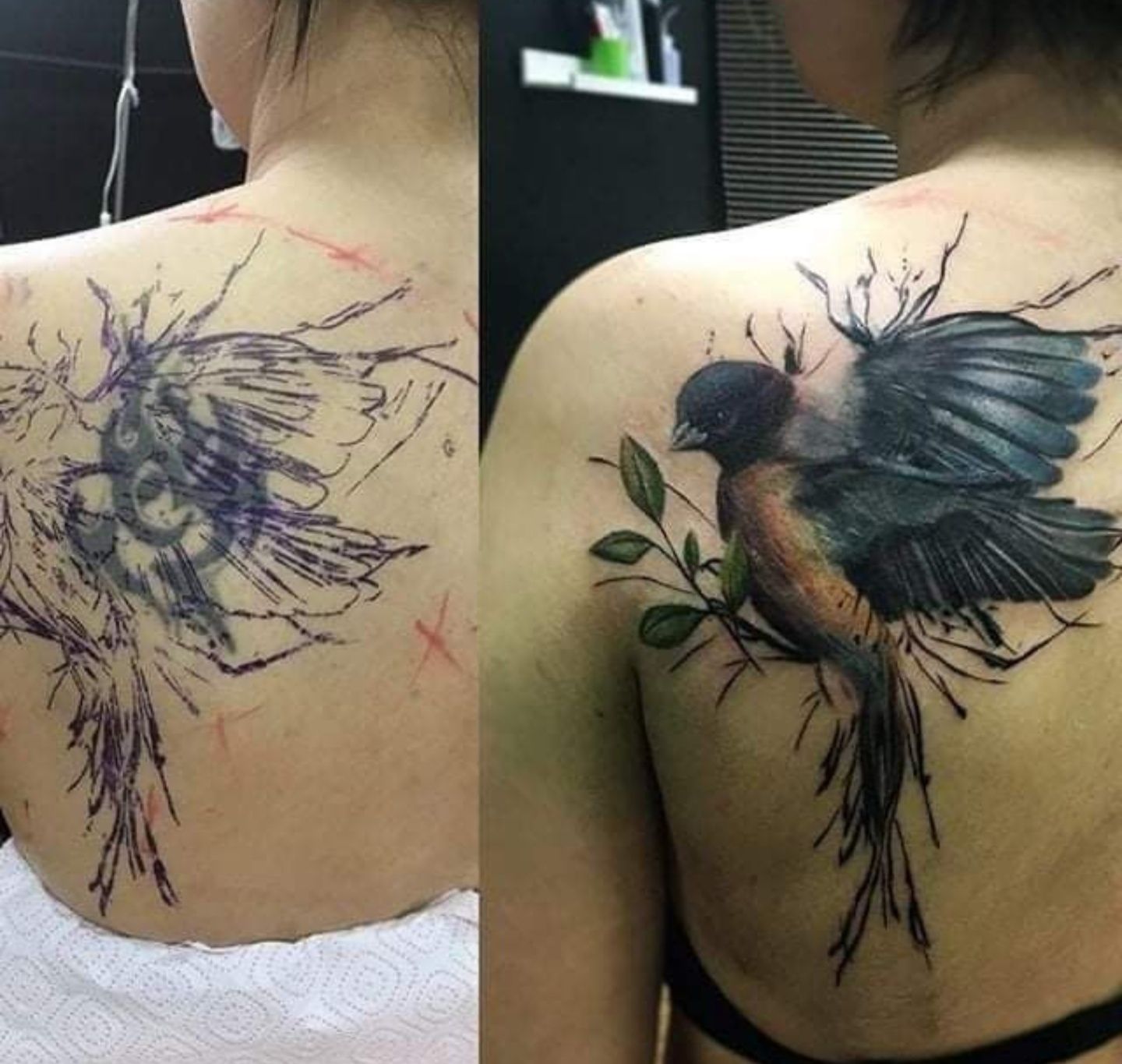 Efectuez tatuaje artistice permanente