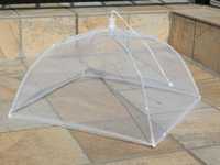 Plasa de protectie antiinsecte retractabila  tip cupola nefolosita