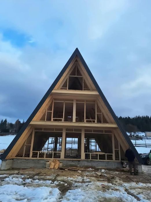 Cabana tip A Frame  4.5m x 9m