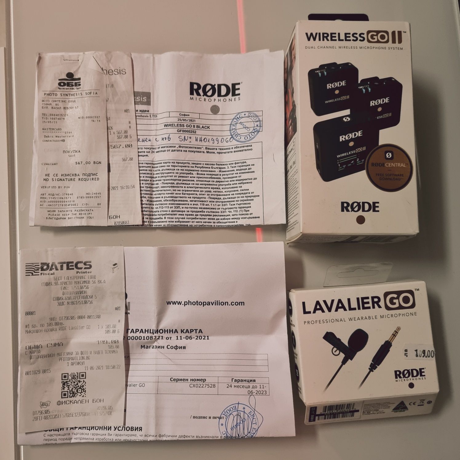 Lavalier Go + Microphone Rode Wireless GO II (black) / Безжичени Микро