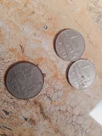 Vând monede 1leu și 3lei