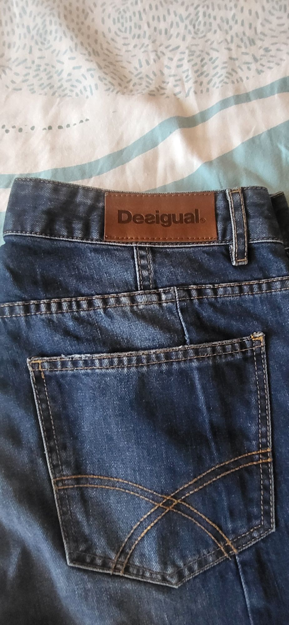 Мъжки къси дънкови панталони DESIGUAL