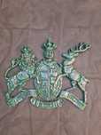 Placheta,blazon din fontă