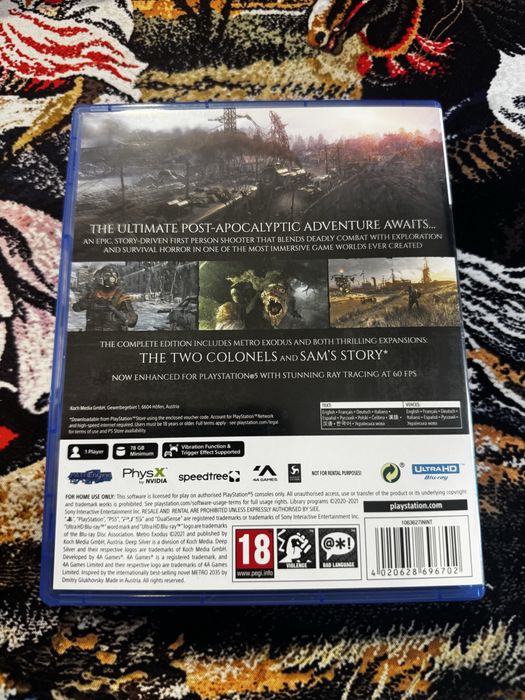 Metro Exodus ps5 + Far Cry 3 ps4