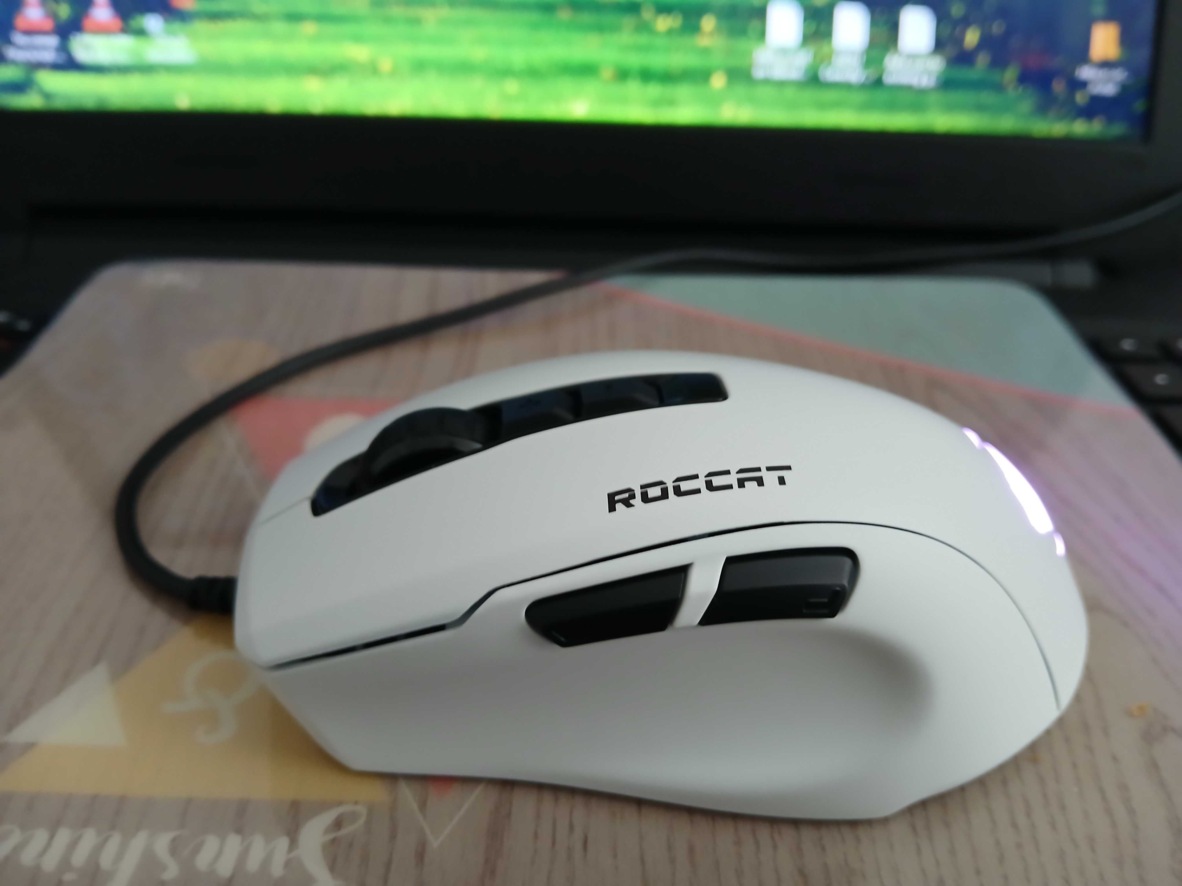 Професионална гейминг мишка Roccat Kone Pure Ultra, Ултралека , Бяла