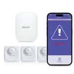 Senzor de inundatie, detector apa WiFi smart cu 3 zenzori