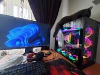 Sistem Gaming PC, Editare Video, Randari I7-14700K, RTX 3070 -nou