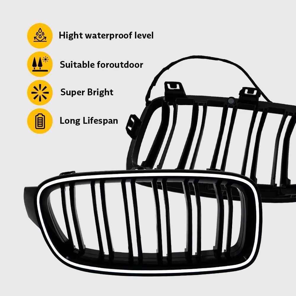 Grile Iluminate Led BMW F30 F31 - Noi