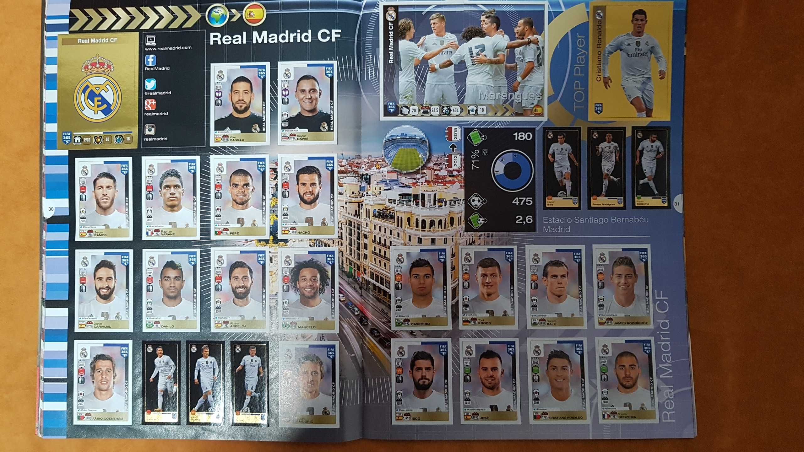 Album complet Panini FIFA 365 2016 + echipa Steaua Bucuresti (FCSB)