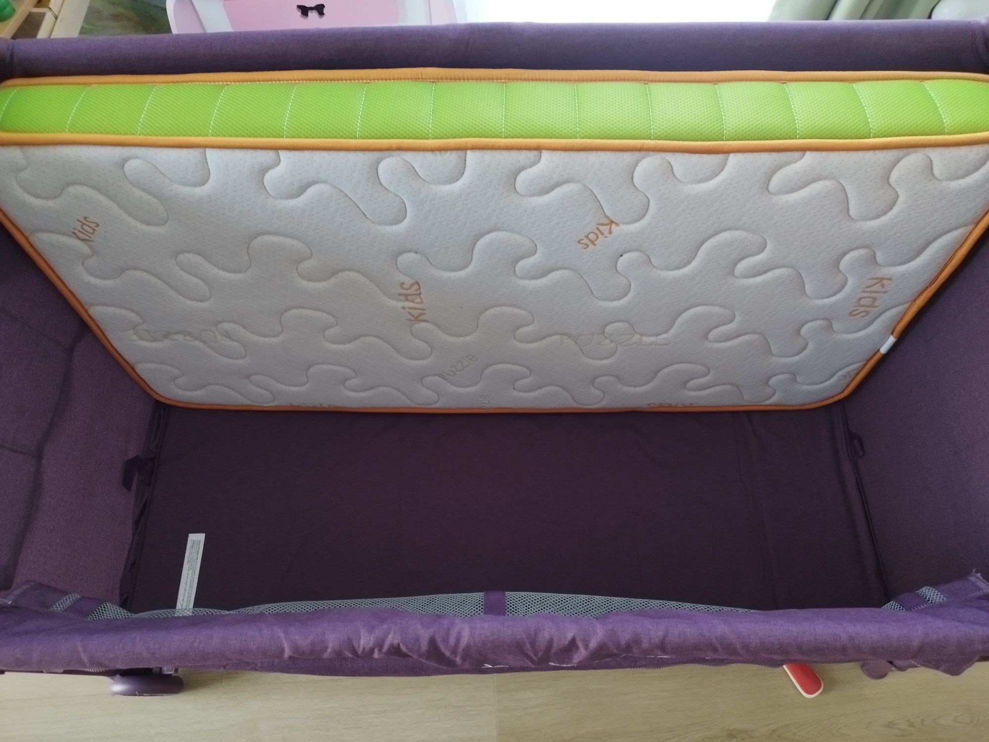 Детски матрак за легло кошара ISLEEP Двулицев матрак BABY PUZZLE 60/12