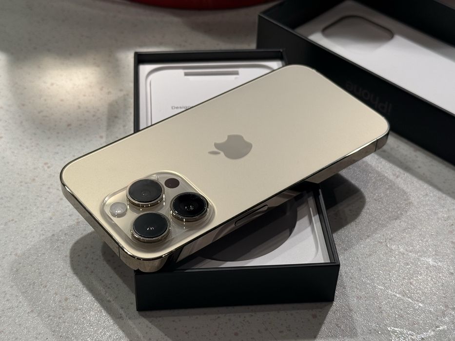 iPhone 14 Pro 256GB Gold – Перфектен, 100% Батерия!