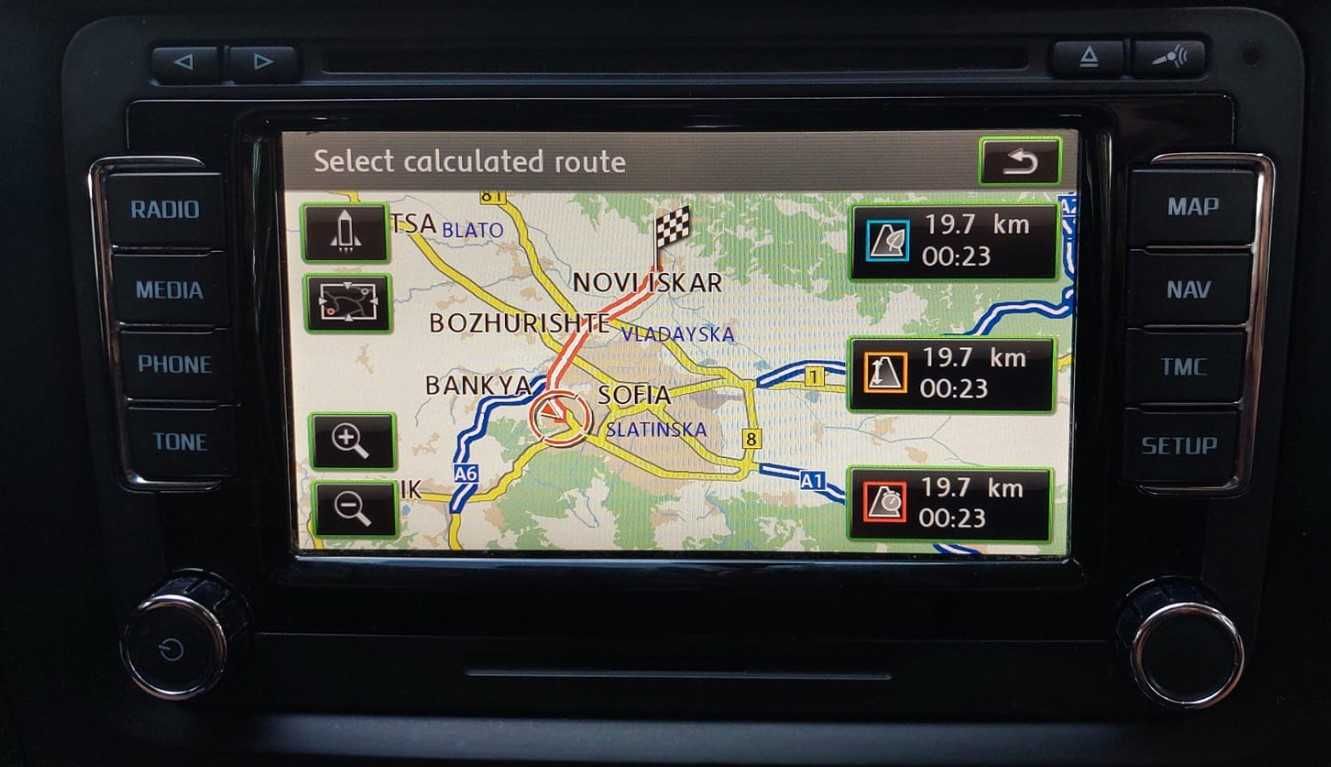 2020 Карти за навигация за Volkswagen RNS510 Фолксваген камери 2024 VW