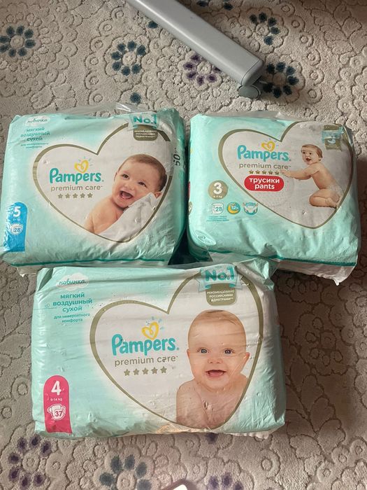 Панперсы на 3,4,5 месяцев