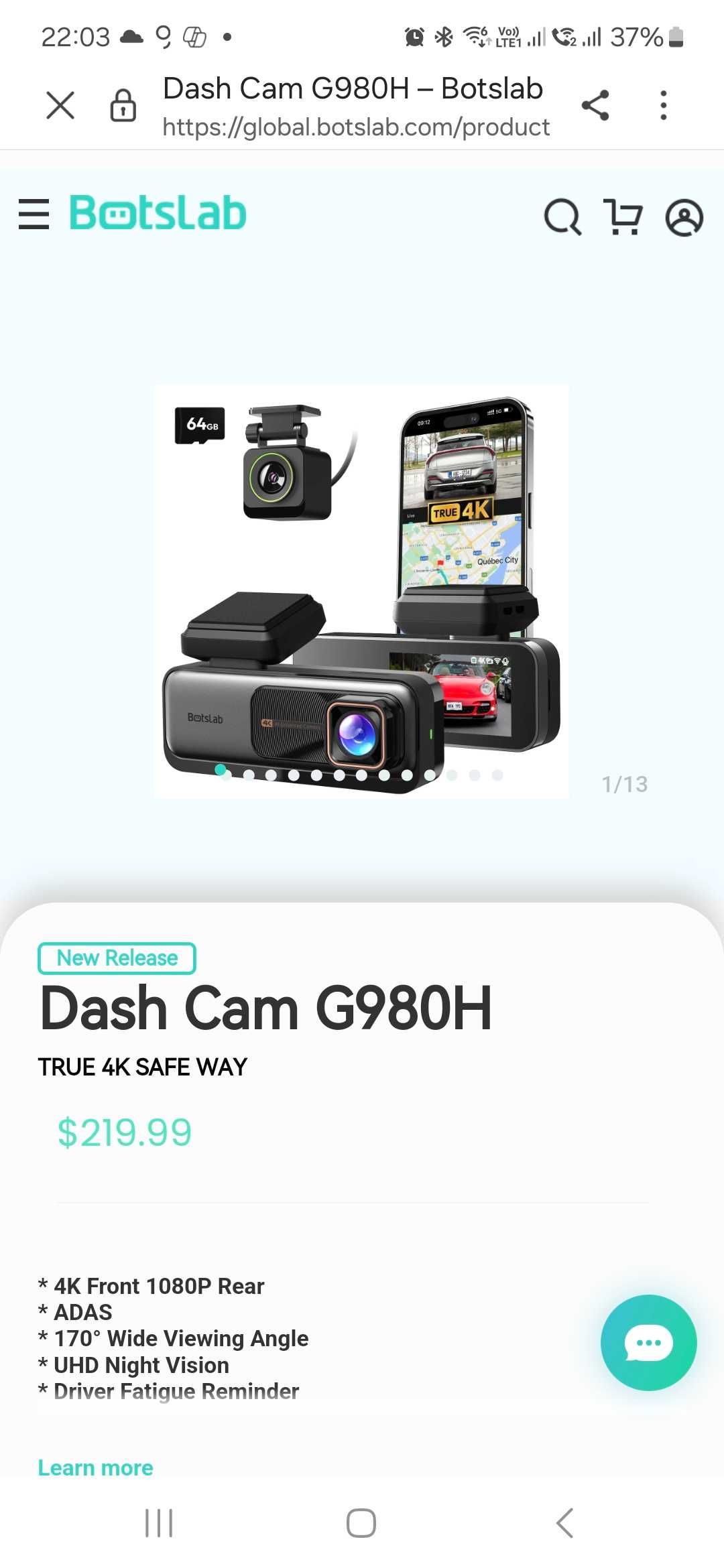 Camera bord auto