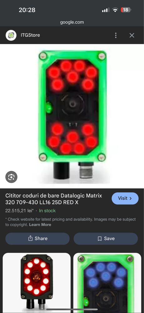 Cititor coduri de bare si QR Datalogic Matrix