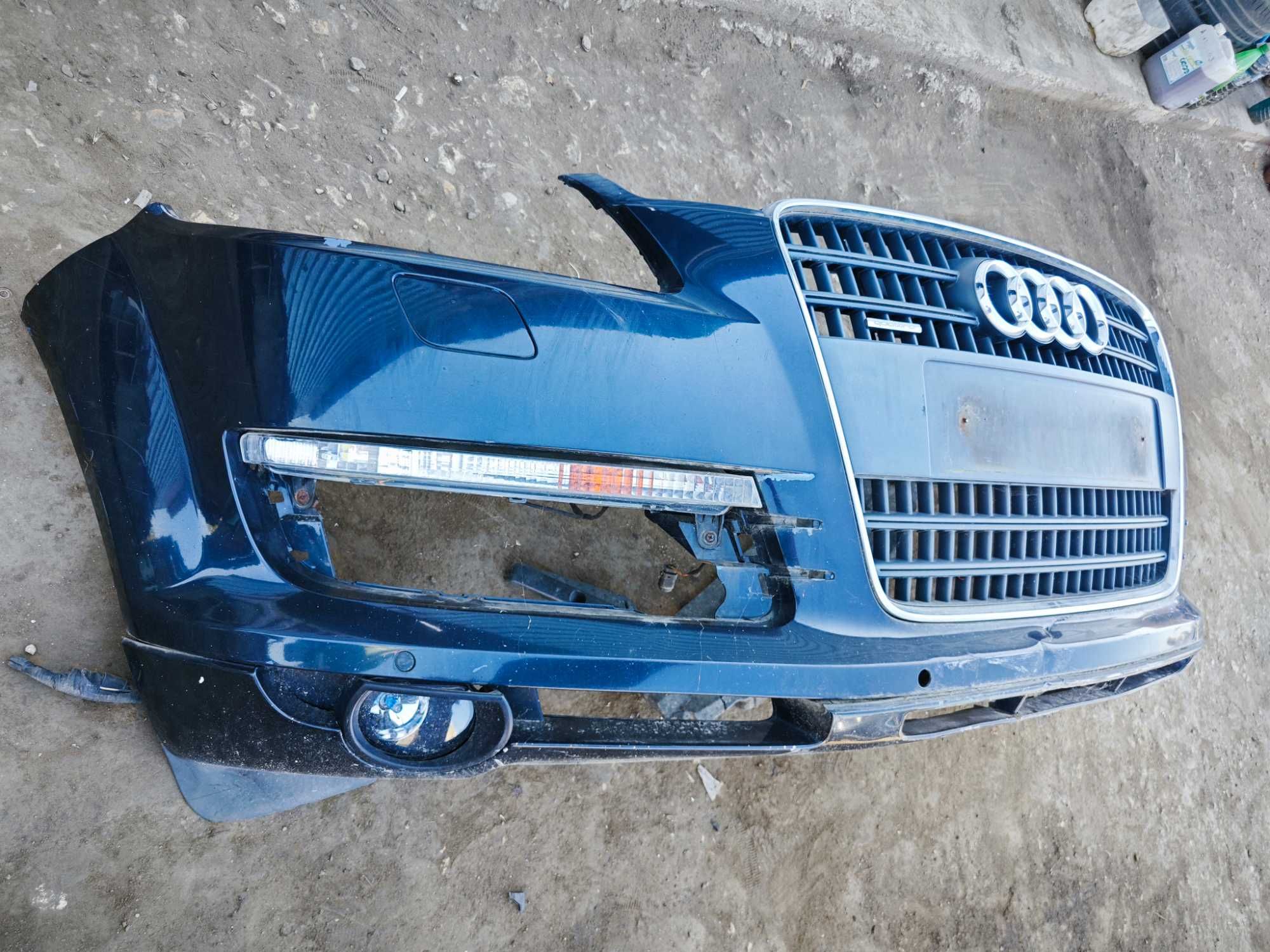 Предна броня Audi Q7 4L S-line оригинална и оборудвана