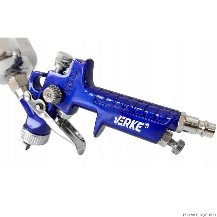 Pistol de vopsit profesional cu rezervor HVLP 125ml 0.8mm