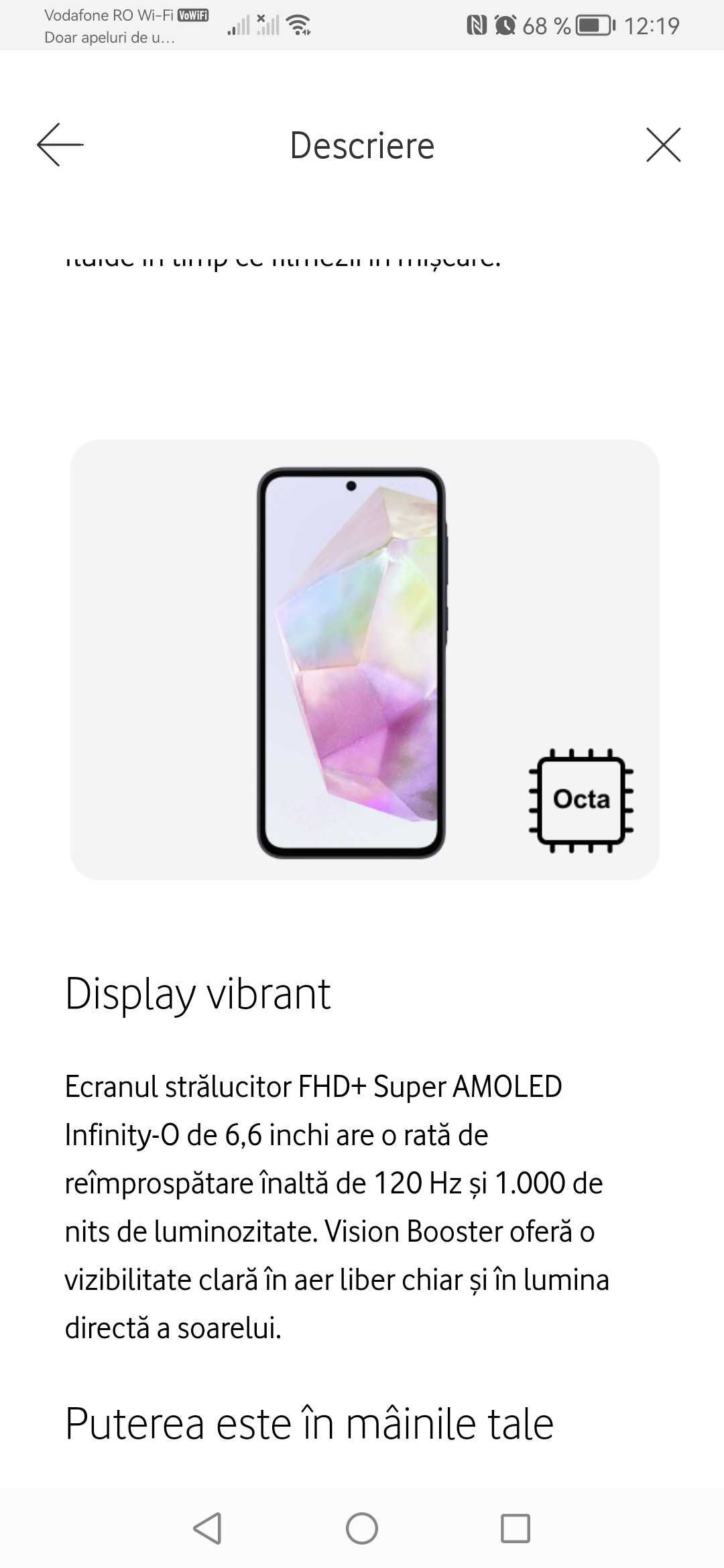 Vând Samsung A35