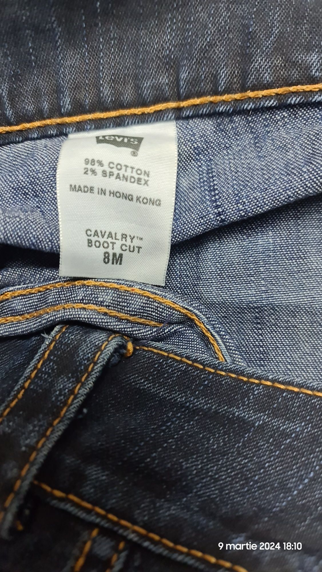 Blugi de damă LEVI'S, Originali, Albaștri,model deosebit,măsura W32