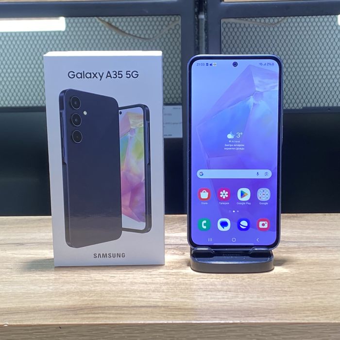 Samsung A35, 128 gb, Awesome Navy, 10005/A10